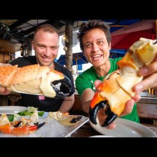 COLOSSAL Crab Claws!! 🦀 Ultimate MIAMI FOOD TOUR - Florida, USA (Part 2)