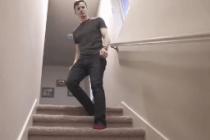 분명  내려 갔는데