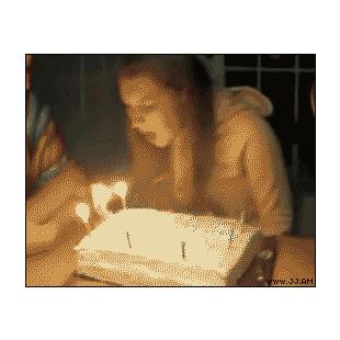 생일 케이크 장난