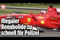 [독일 Bild紙] Formel2-Rennwagen rast über die Autobahn: Polizei sucht Fahrer | Tschechien