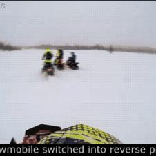 Snowmobile-switched-into-reverse-prank