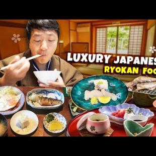 12 Course LUXURY JAPANESE Kaiseki Feast at 500-YEAR-OLD Hotel (Ryokan Review)