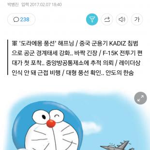 서해 미확인 물체 출현, 전투기 출격