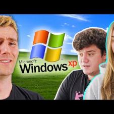 Young People Try Windows XP