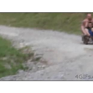 Hillbilly-cart-faceplant