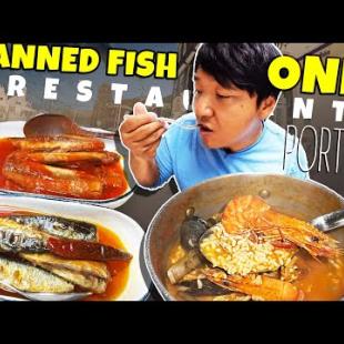 Restaurant Serves ONLY CANNED Seafood & MUST TRY Seafood Rice Stew in Portugal