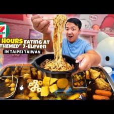 24 Hours Eating at “THEMED” 7-ELEVEN Convenience Stores in Taipei Taiwan