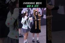 고양이 설윤과 표범 규진 OVERDRIVE 챌린지 #설윤 #규진 #SULLYOON #KYUJIN #엔믹스 #NMIXX