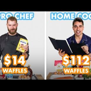 $112 vs $14 Loaded Waffles: Pro Chef & Home Cook Swap Ingredients | Epicurious