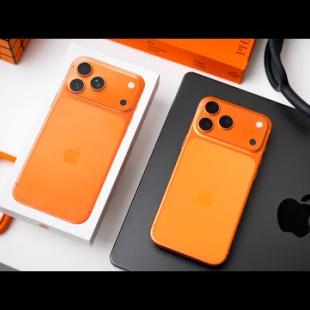 iPhone 17 Pro Max Unboxing and Setup - COSMIC ORANGE