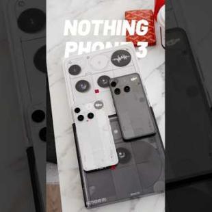 Nothing Phone 3 UNBOXING (White & Black)