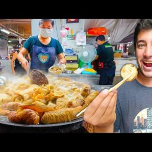 Taiwanese STREET FOODS in Chiayi!! BEEF JACUZZI + Breakfast Food in Taiwan's #1 Market!