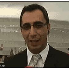 리포트가 방송중에...