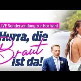 [독일 Bild紙] Christian Lindner und Franca Lehfeldt – die Hochzeit des Jahres | BILD LIVE Spezial vom 9. Juli 2022