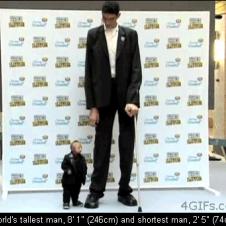 World tallest & shortest men