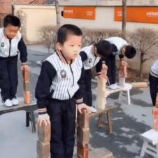 중국 기예학교 수업시간