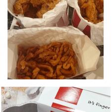 KFC 닭껍질 튀김 후기