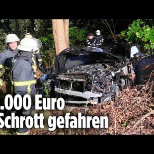 [독일 Bild紙] Schwerer Unfall: 25-Jähriger schrottet geliehenen 625-PS-Sportwagen-Traum | Hamburg