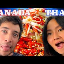 THAI SPICY FOOD CHALLENGE 🇹🇭 vs 🇨🇦 Live from Bangkok!!