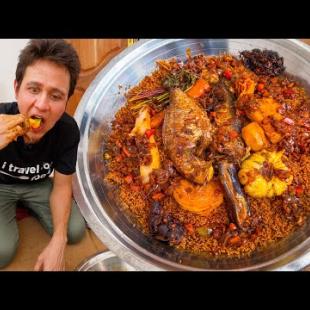 BEST West African Food!! ORIGINAL JOLLOF RICE in Senegal, Africa!! (Don’t Miss It!!)