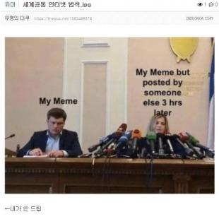 인터넷 드립 법칙