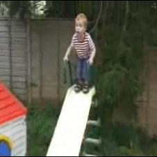 Kid-slide-jump-fail