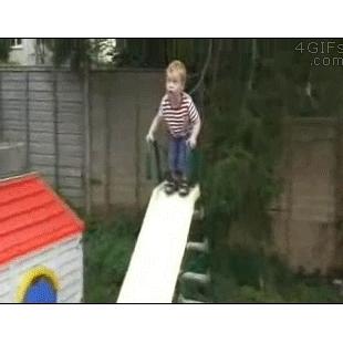 Kid-slide-jump-fail