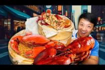 #1 BEST Lobster + Steak Buffet in New York City