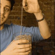 Bead chain siphon