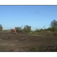 Mini-motorcycle-ramp-fail