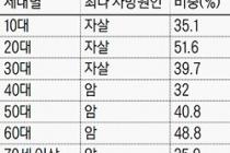 연령대별 사망원인 1위..