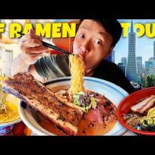 24 Hour JAPANESE RAMEN Tour in Greater San Francisco | ULTIMATE Beef Ramen!